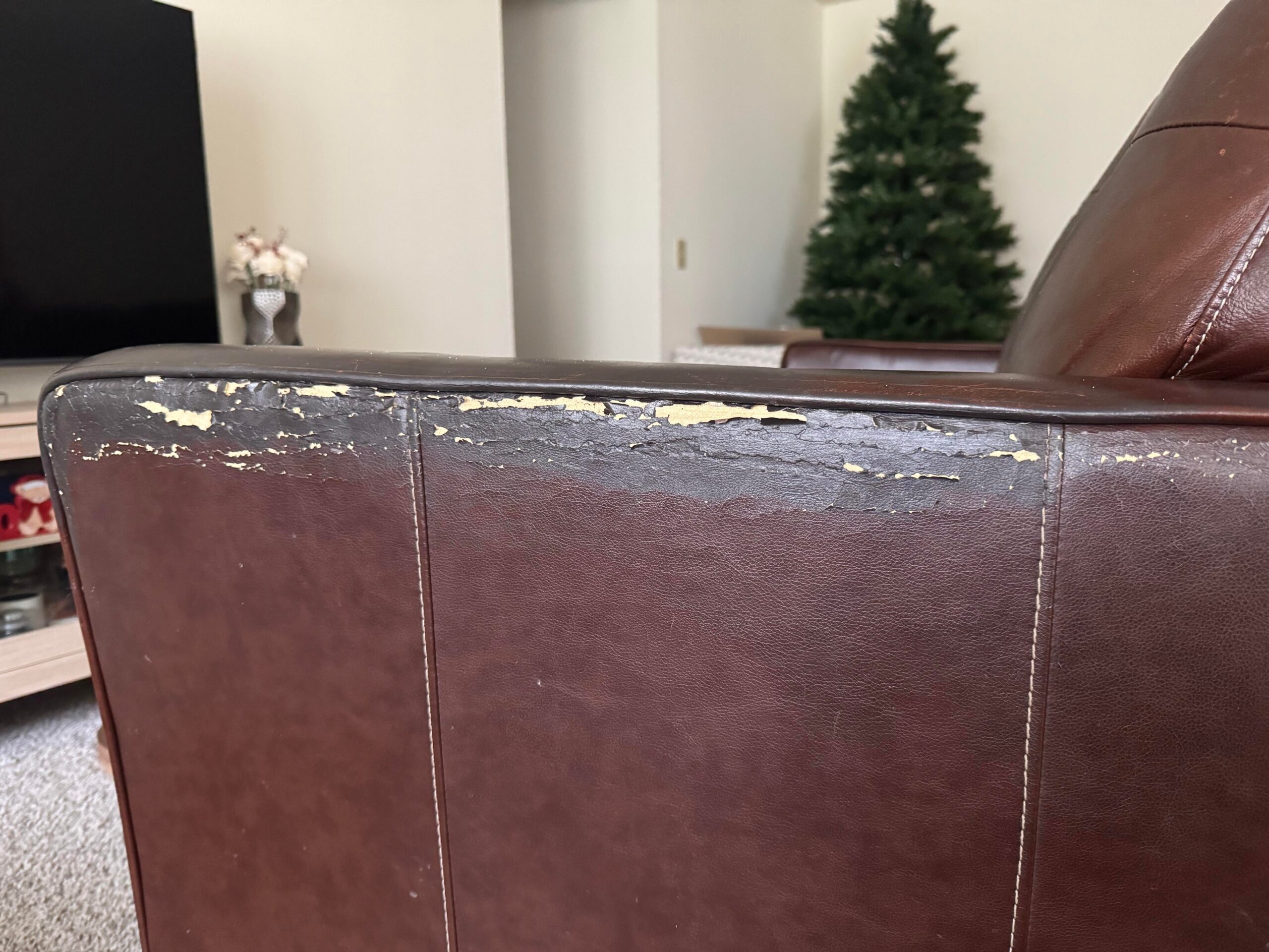 Is this real leather? How to restore?